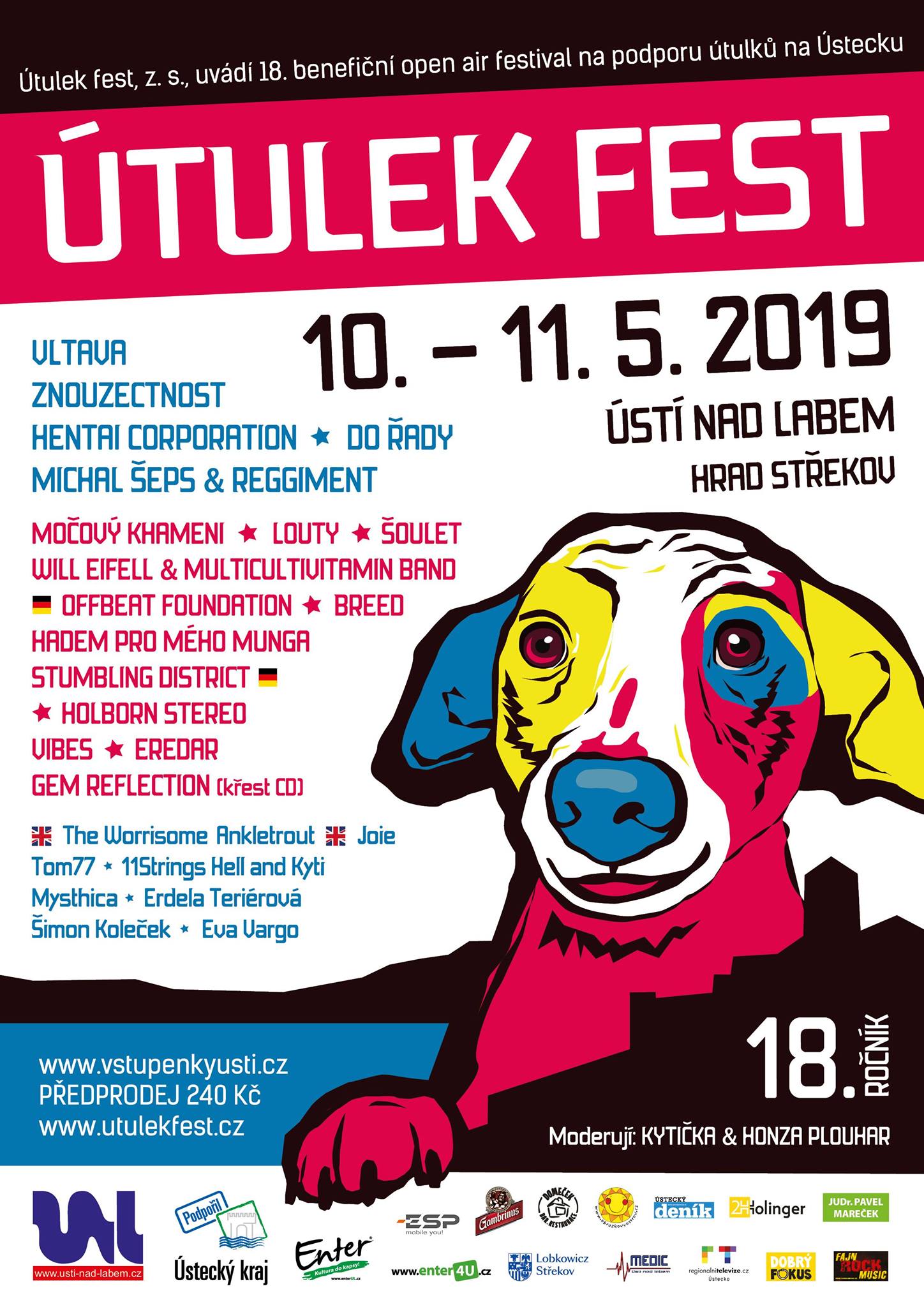 ÚTULEK FEST 2019 poster